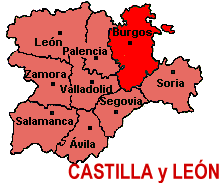 Mapa de Castilla y León